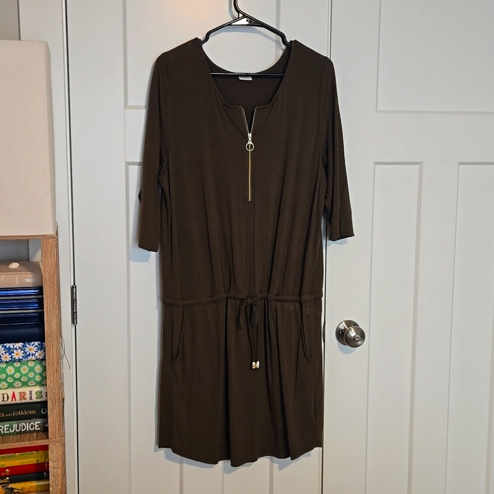 NWOT LASCANA ZIP MINI DRESS
